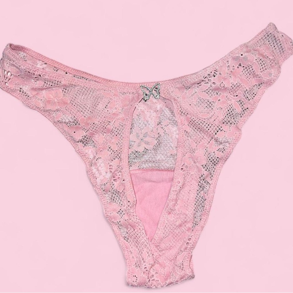Victoria Secret Delicate Pink Lace Women's Panty
